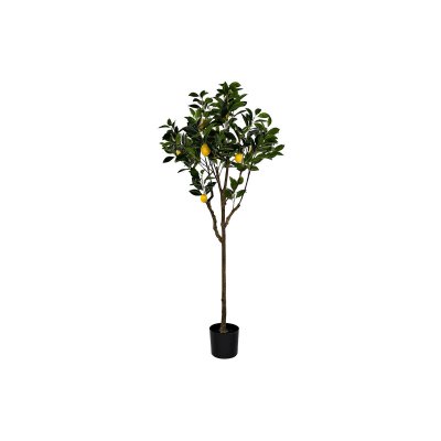 Träd DKD Home Decor Citronträd Polyester (74 x 74 x 150 cm)