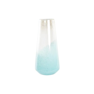 Vas DKD Home Decor Glas Blå Medelhavs (20 x 20 x 46 cm)