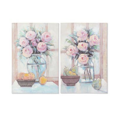 Tavla DKD Home Decor Vas (60 x 2,5 x 90 cm) (2 antal)