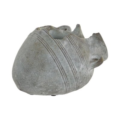 Kruka DKD Home Decor Cement Ljusgrå Traditionell (23 x 18 x 16 cm)