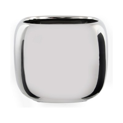 Kruka Mica Decorations Keramik Silvrig (14 x 17 x 17 cm)