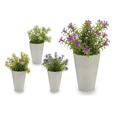 Kruka Vit Plast (12 x 20 x 12 cm)