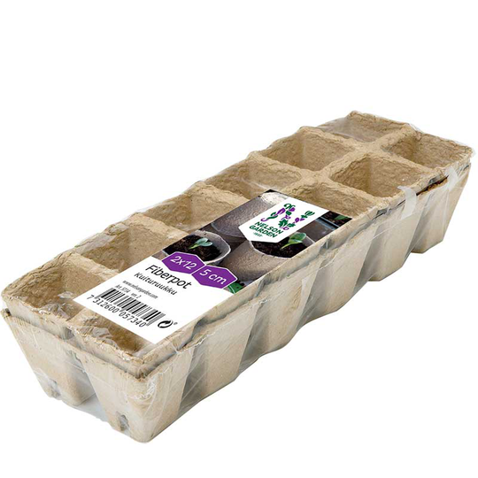 Fiberpot 5 cm, 2x12-pack