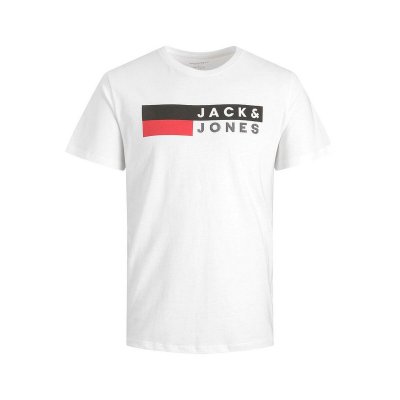 T-shirt LOGO TEE SS O-NECK NOOS Jack & Jones 12151955 Vit (Storlek: S)