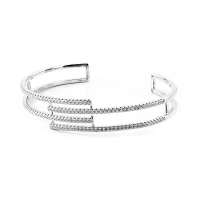 Damarmband Sif Jakobs BG0094-CZ Grå Sterlingsilver (16 cm)