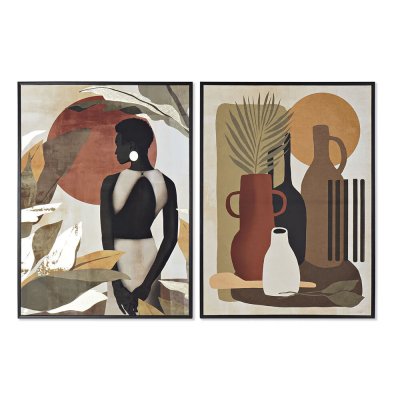 Tavla DKD Home Decor Vas (2 pcs) (52 x 2.7 x 72 cm)