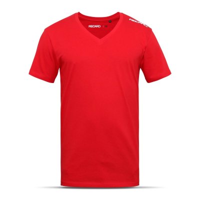 T-shirt med kortärm Herr Recaro Race Röd (Storlek S)
