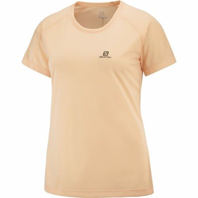 T-shirt med kortärm Dam Salomon Cross Rebel Gul (Storlek: S)