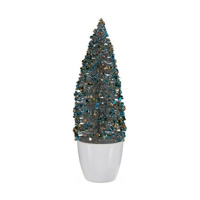 Julgran Liten Blå Gyllene Plast (9 x 28 x 9 cm)