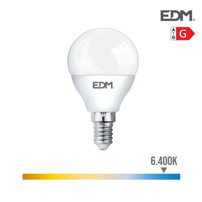 LED-lampa EDM A+ E14 6 W 500 lm (4,5 x 8,2 cm) (6400K)