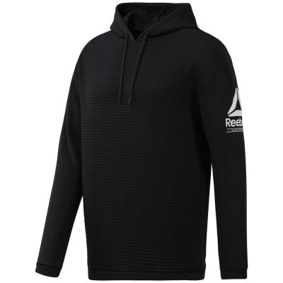 Tröja med huva Herr Reebok FLEECE OTH HOOD EC0880 Svart