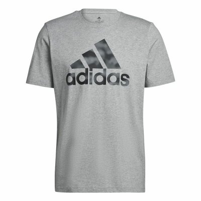 T-shirt Adidas Essentials Camo Print Grå (Storlek: M)