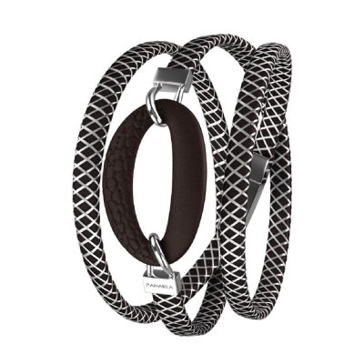 Damarmband Panarea BM1M19 Silvrig Brun Silver (56,5 cm)