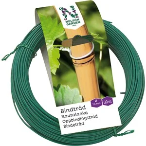 Bindtråd Nelson Garden plastöverdragen 1,4 mm x 30 m