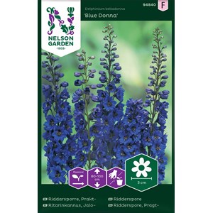 Fröer Nelson Garden Praktriddarsporre Blue Donna