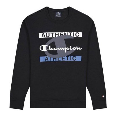 Tröja utan huva Champion Authentic Athletic Svart (Storlek: L)