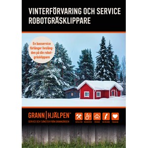 Vinterförvaring och service robotgräsklippare