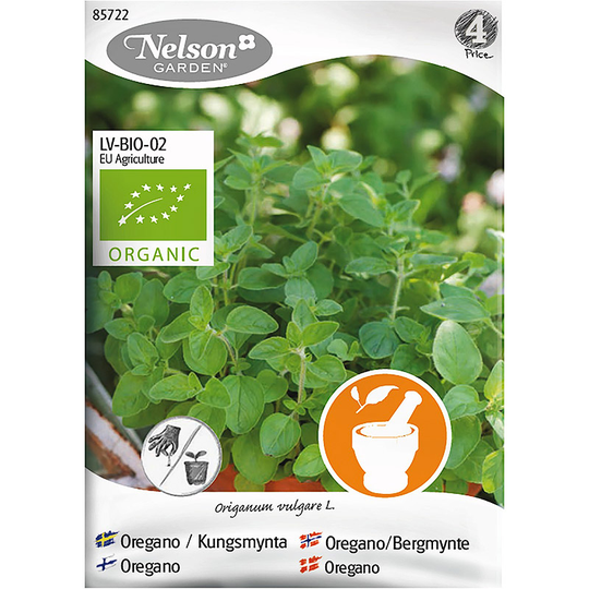 Oregano, ekologisk