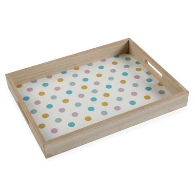 Bricka Versa Springdots Trä MDF (30 x 5 x 45 cm)
