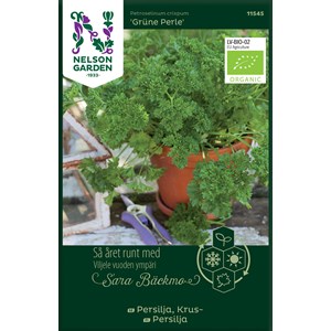 Fröer Nelson Garden Sara Bäckmo Kruspersilja Grüne Perle Organic