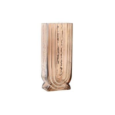 Vas DKD Home Decor Glas Terrakota n Modern (10 x 9 x 25 cm)