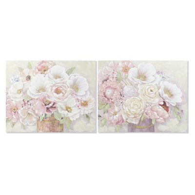 Tavla DKD Home Decor Vas (2 antal) (100 x 3 x 80 cm)
