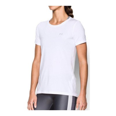 T-shirt med kortärm Dam Under Armour 1285637-100 Vit (Storlek: L)