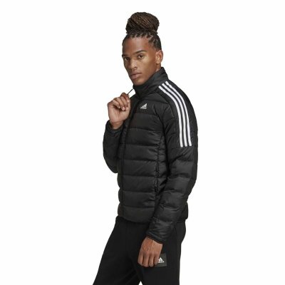 Träningsjacka Herr Adidas Essentials Svart (Storlek: S)
