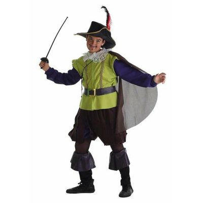 Maskeraddräkt för barn Musketör (Storlek: 9-11 år)