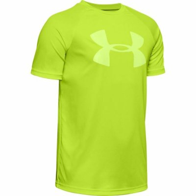 T-shirt med kortärm Barn Under Armour Tech Big Logo Gul (Storlek: S)