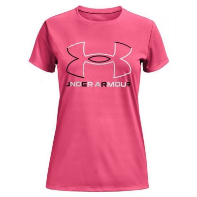 T-shirt med kortärm Dam Under Armour Big Logo Rosa (Storlek: 14-16 år)