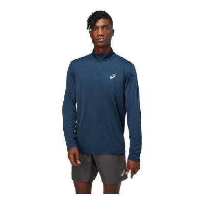 T-shirt med lång ärm Herr Asics Core LS Blå (Storlek: XL)