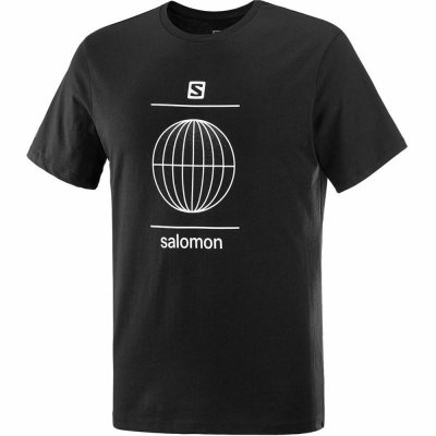 T-shirt med kortärm Herr Salomon Outlife Svart (Storlek: M)