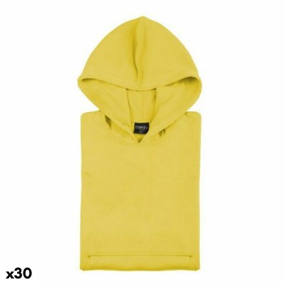 Tröja med huva Unisex 144770 (30 antal) (Färg: Blå, Storlek: 4-5 år)