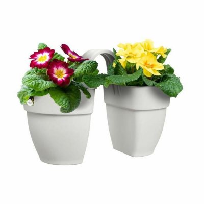 Kruka Elho Vibia Campana Twin 38,4 x 20,5 x 26,5 cm Vit