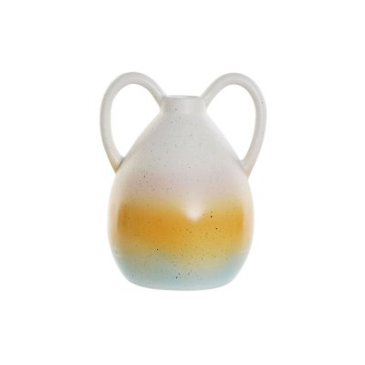 Vas DKD Home Decor Blå Orange Dolomite Modern (17.3 x 15.2 x 21.6 cm)