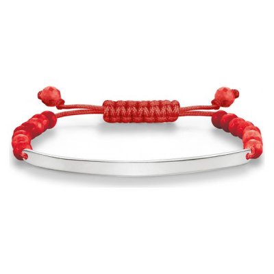 Damarmband Thomas Sabo Röd Silver Silvrig (Mått: 21 cm)
