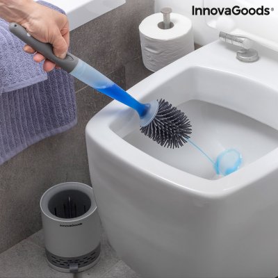 Toalettborste med tvålpump Bruilet InnovaGoods