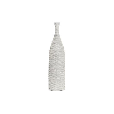 Vas DKD Home Decor Beige Vit Harts Modern (14 x 8 x 55 cm) (2 antal)