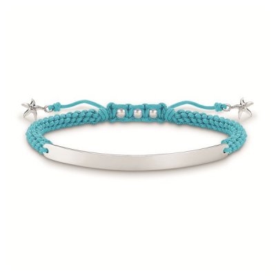Damarmband Thomas Sabo LBA0059-173-1 Blå Silver (Mått: 14,5-21 cm)