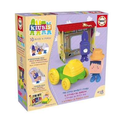 Utbildningsspel Educa The Kiubis The Little Donkey's Stable Traktor 10 Delar