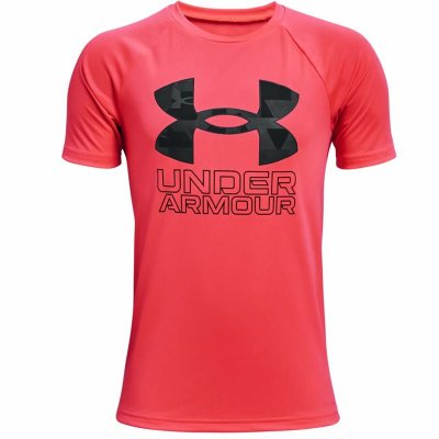 T-shirt med kortärm Barn Under Armour Tech Hybrid Röd (Storlek: L)