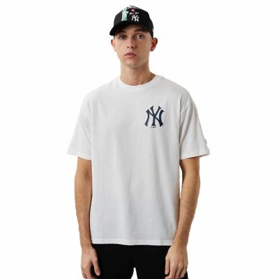 T-shirt med kortärm Herr New Era New York Yankees MLB City Graphic Oversized (Storlek: XL)