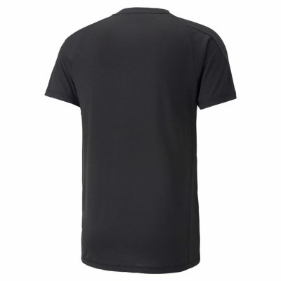 T-shirt med kortärm Herr Puma Evostripe Svart (Storlek: S)