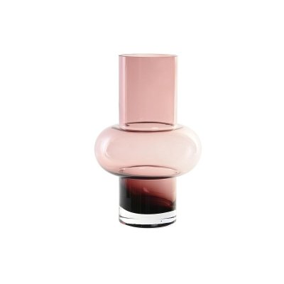Vas DKD Home Decor Glas Purpur (14 x 14 x 23 cm)