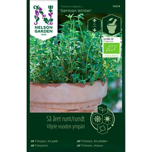 Fröer Nelson Garden Så Året Runt Kryddtimjan German Winter Organic