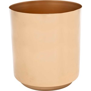 Kruka Cylinder Metall Guld Ø14,5 cm