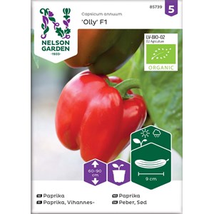 Fröer Nelson Garden Paprika Olly F1 Organic