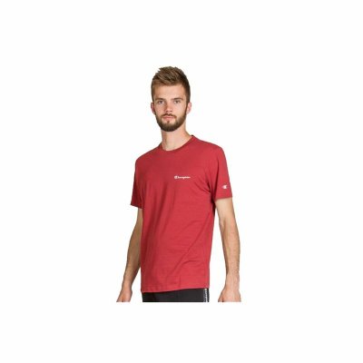 T-shirt med kortärm Herr Champion Crewneck Röd (Storlek: M)