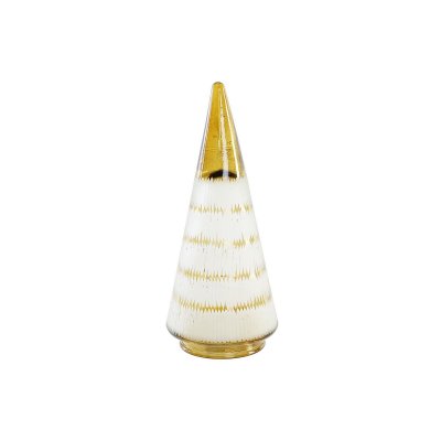 Belysning dekoration DKD Home Decor Jul Träd Gyllene (13 x 13 x 30 cm)
